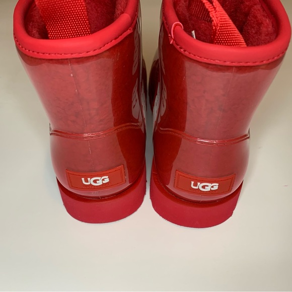 NWOT: UGG Women's Classic Clear Mini Plush Ankle Boot Size 5 - Picture 7 of 8